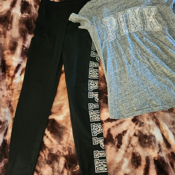 HTF Victorias Secret Iridescent bling outfit sz SM - Picture 2 of 8